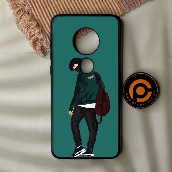 Motorola Moto G7 Plus - Anime Series Design 1 - Premium Metal Printed Soft Bumper Shock Proof Case