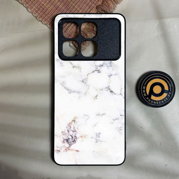 Redmi K70 Ultra - White Design 3 - Premium Metal Printed Soft Bumper Shock Proof Case