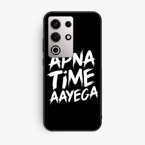 Itel S25 Ultra - Apna Time Ayega - Premium Metal Printed Soft Bumper Shock Proof Case