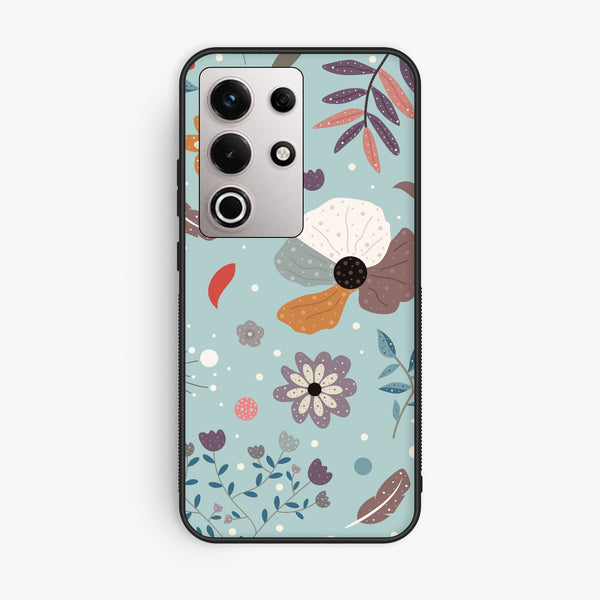 Itel S25 Ultra - Floral Series Design 5 - Premium Metal Printed Soft Bumper Shock Proof Case