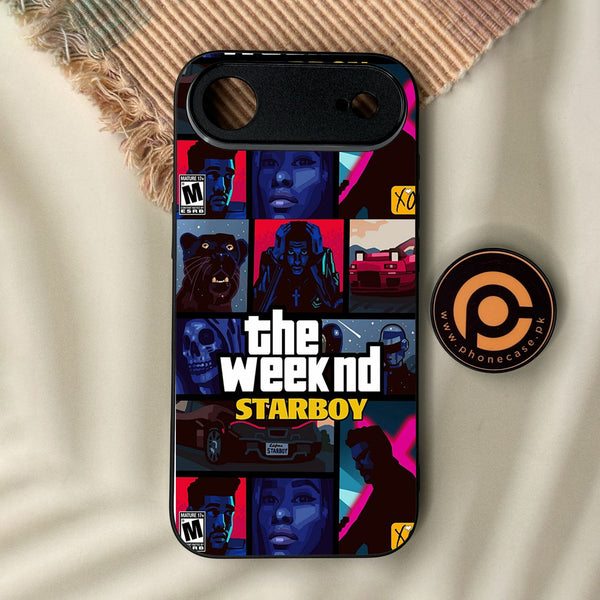 iPhone Air - The Weeknd Star Boy - Premium Metal Printed Soft Bumper Shock Proof Case