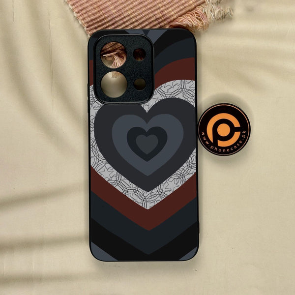 Xiaomi Redmi 15C - Heart 2.0 Design 7 - Premium Metal Printed Soft Bumper Shock Proof Case