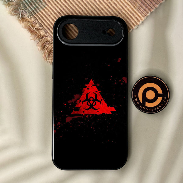 iPhone Air - Biohazard Design 4 - Premium Metal Printed Soft Bumper Shock Proof Case