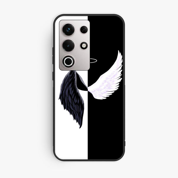 Itel S25 Ultra - Angel 2.0 Design 5 - Premium Metal Printed Soft Bumper Shock Proof Case