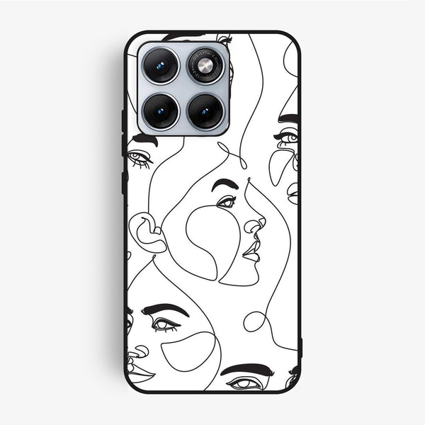 Motorola Edge 70 Fusion - Girls Design 7 - Premium Metal Printed Soft Bumper Shock Proof Case
