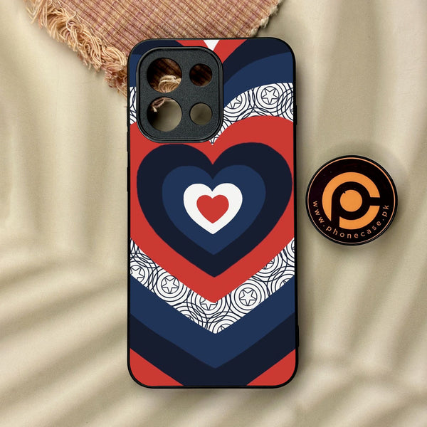OnePlus 13T - Heart 2.0 Design 3 - Premium Metal Printed Soft Bumper Shock Proof Case