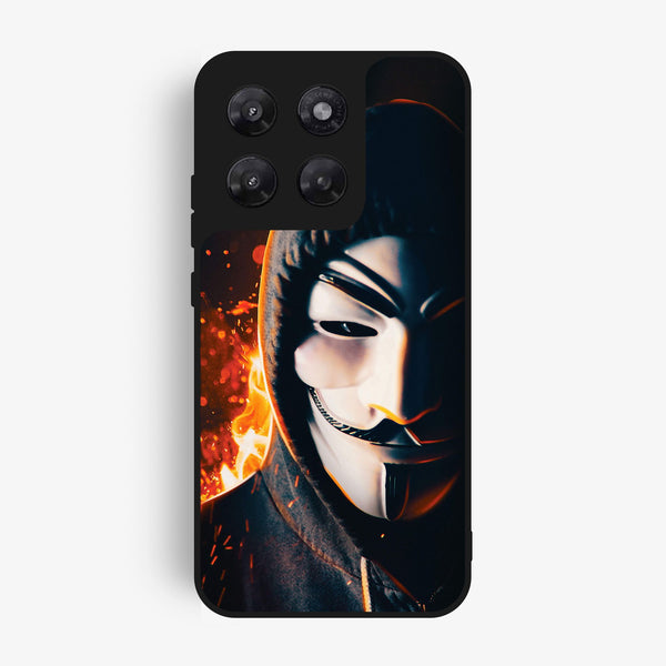 Motorola Moto G57 Power - Anonymous 2.0 Design 6 - Premium Metal Printed Soft Bumper Shock Proof Case
