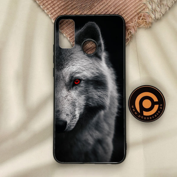 Honor 9X Lite - Wolf Design 10 - Premium Metal Printed Soft Bumper Shock Proof Case