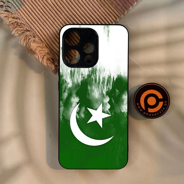 Oppo Reno 15 5G - Pakistani Flag Design 9 - Premium Metal Printed Soft Bumper Shock Proof Case