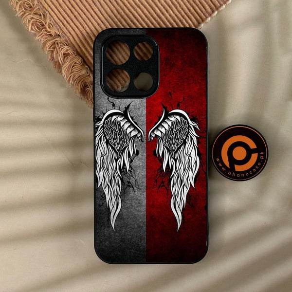 OnePlus Turbo 6 - Angel Wings Design 2 - Premium Metal Printed Soft Bumper Shock Proof Case