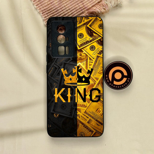 Xiaomi Redmi K60 Pro - King Design 9 - Premium Metal Printed Soft Bumper Shock Proof Case