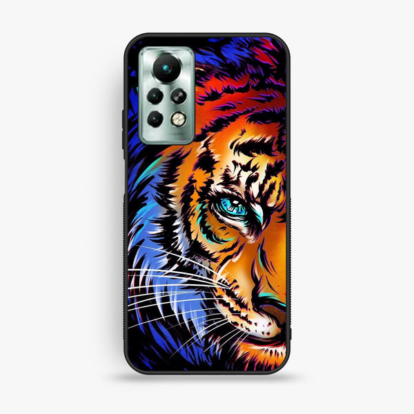 Infinix Note 11 Pro - Tiger Art - Premium Metal Printed Soft Bumper Shock Proof Case