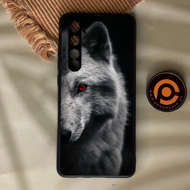 Xiaomi Mi Note 10 Lite - Wolf Design 10 - Premium Metal Printed Soft Bumper Shock Proof Case