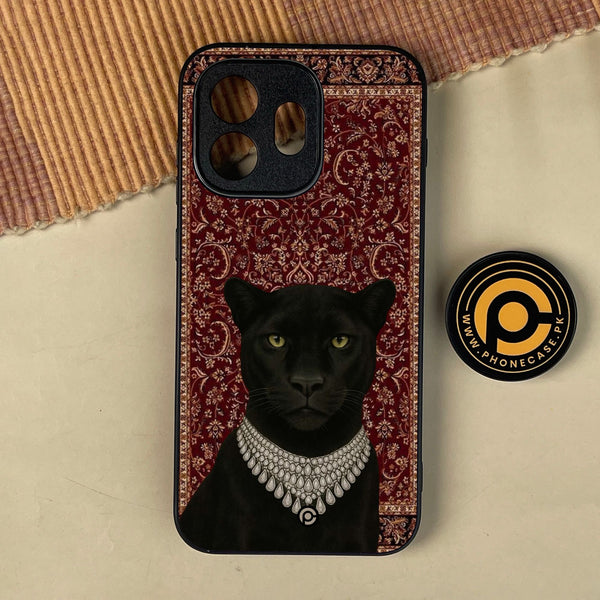 OnePlus 15T - Black Panther - Premium Metal Printed Soft Bumper Shock Proof Case