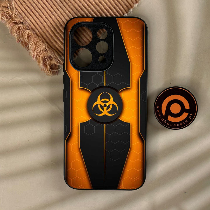 Vivo V70 - Biohazard Design 2 - Premium Metal Printed Soft Bumper Shock Proof Case