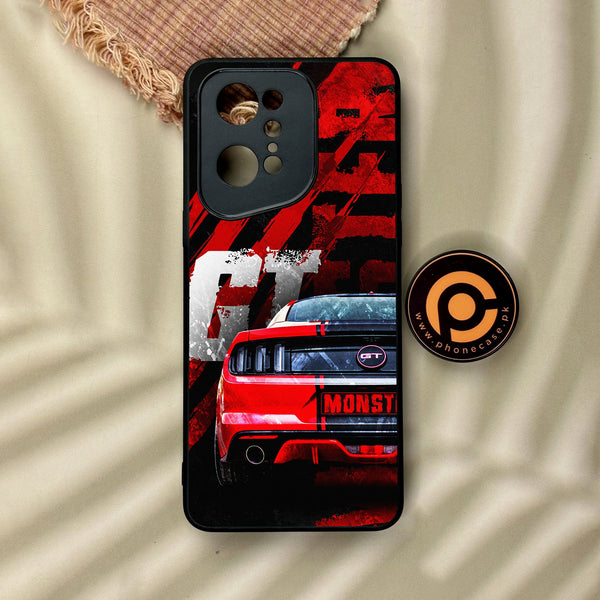 Oppo Find X5 Pro - Speed Shift Racing Car - Premium Metal Printed Soft Bumper Shock Proof Case