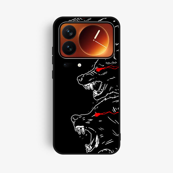Xiaomi 17 Pro - Black Art Design 7 - Premium Metal Printed Soft Bumper Shock Proof Case