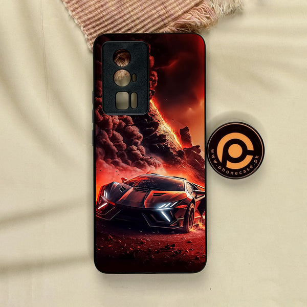 Xiaomi Redmi K60 Pro - Racing Design 7 - Premium Metal Printed Soft Bumper Shock Proof Case