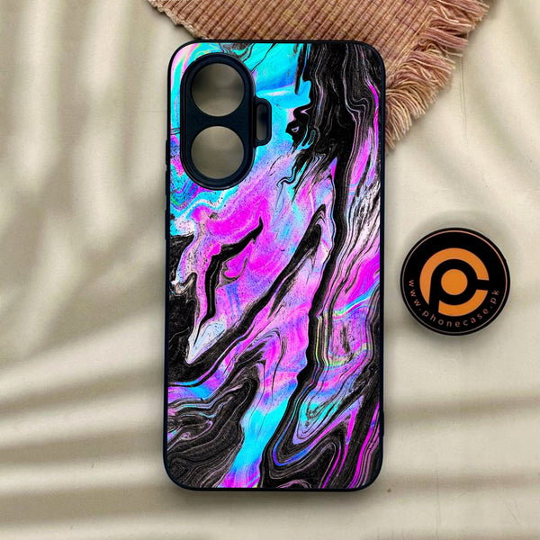 Xiaomi Redmi Turbo 4 Pro - Cosmic Inferno - Premium Metal Printed Soft Bumper Shock Proof Case