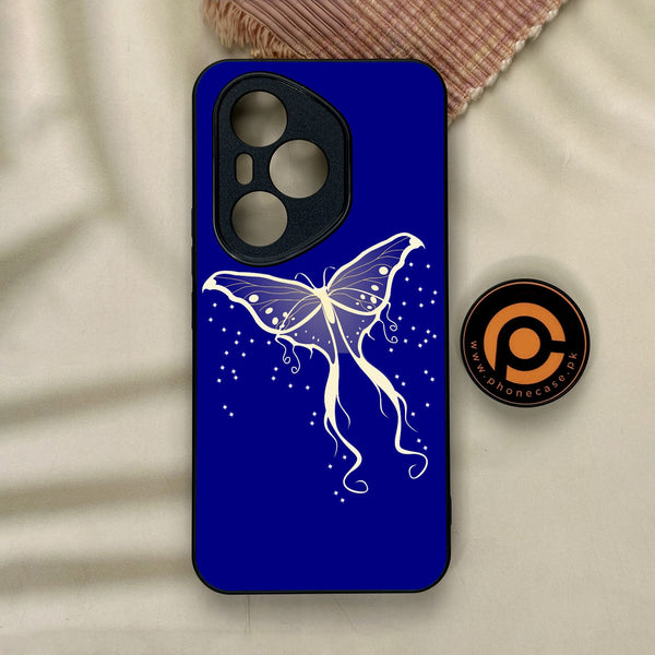 Honor 400 Pro - Butterflies Design 1 - Premium Metal Printed Soft Bumper Shock Proof Case