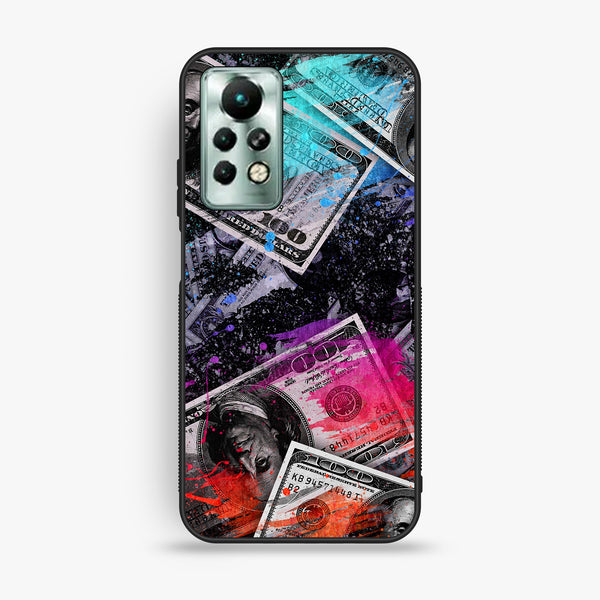 Infinix Note 11 Pro - Dollar Design 4 - Premium Metal Printed Soft Bumper Shock Proof Case