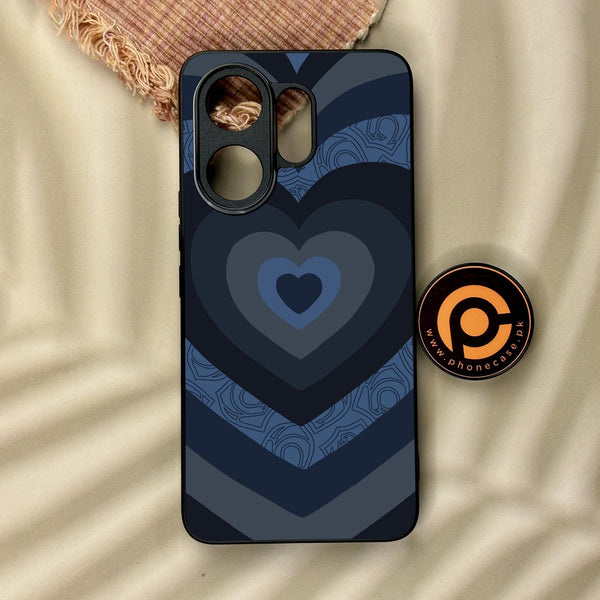 Vivo V60 - Heart 2.0 Design 6 - Premium Metal Printed Soft Bumper Shock Proof Case