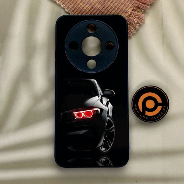 Honor x9d - Black Art Design 6 - Premium Metal Printed Soft Bumper Shock Proof Case