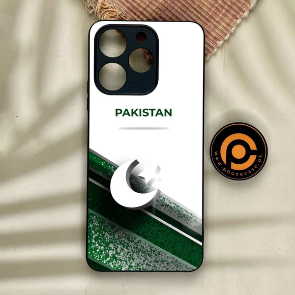 Realme Note 70 - Pakistani Flag Design 10 - Premium Metal Printed Soft Bumper Shock Proof Case