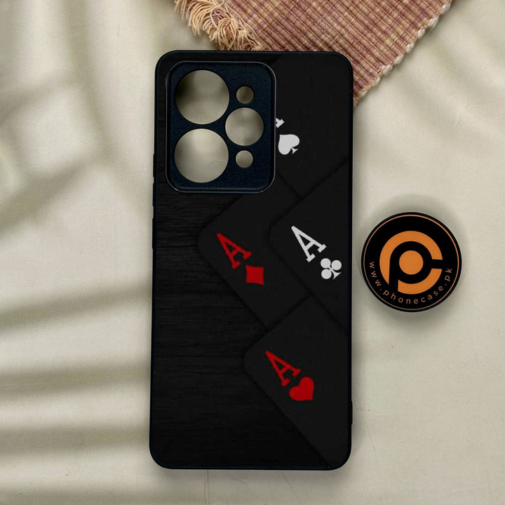 Realme 15 - Black Art Design 5 - Premium Metal Printed Soft Bumper Shock Proof Case