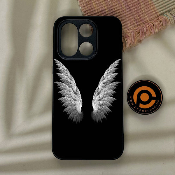 OnePlus 15 - Angel Wings Design 6 - Premium Metal Printed Soft Bumper Shock Proof Case