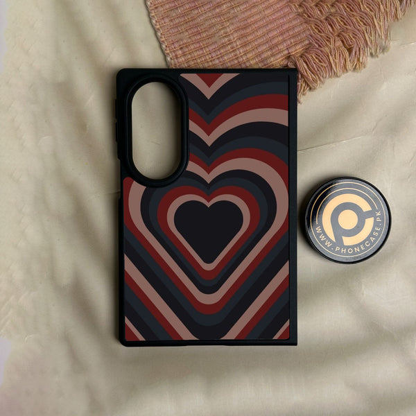 Samsung Galaxy Z Fold 8 - Heart 2.0 Design 4 - Premium Metal Printed Soft Bumper Shock Proof Case
