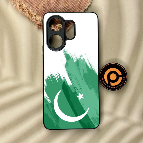 Vivo V60 - Pakistan Design 8 - Premium Metal Printed Soft Bumper Shock Proof Case