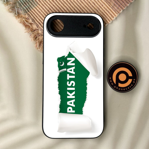 iPhone Air - Pakistan Design 3 - Premium Metal Printed Soft Bumper Shock Proof Case