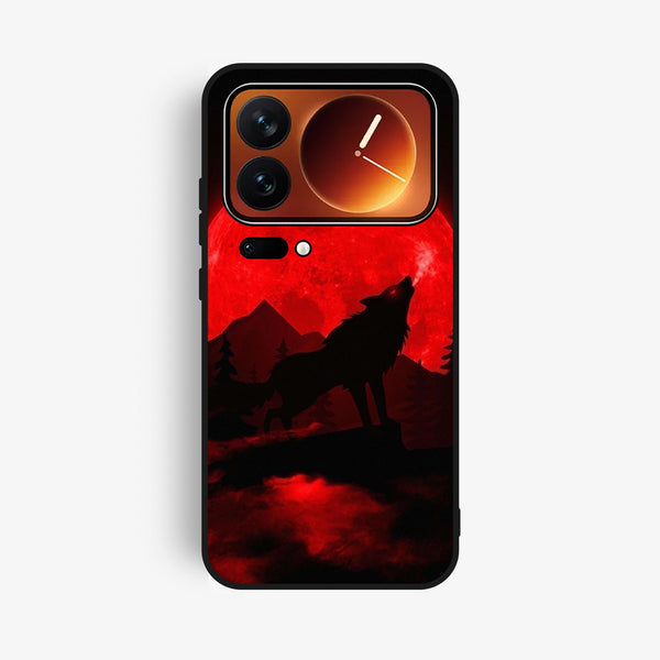 Xiaomi 17 Pro - Wolf Design 5 - Premium Metal Printed Soft Bumper Shock Proof Case