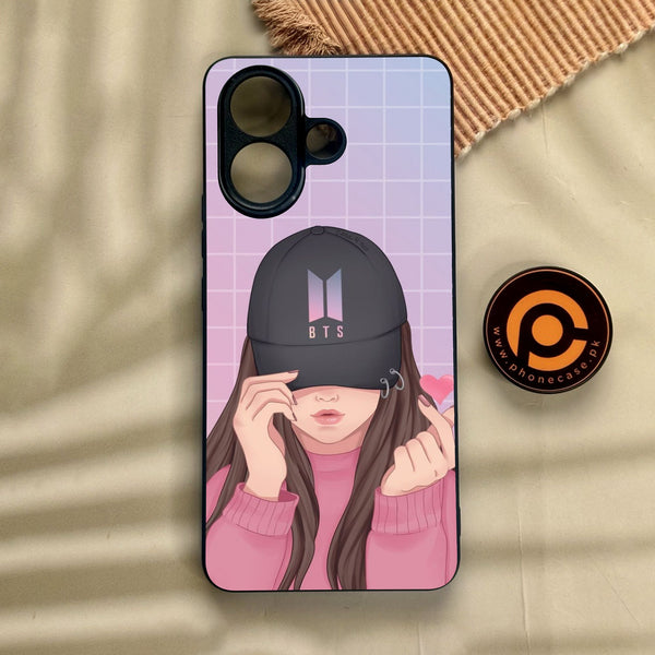 Vivo V60 Lite  - Anime Girls Design 3 - Premium Metal Printed Soft Bumper Shock Proof Case