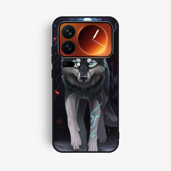 Xiaomi 17 Pro - Wolf Design 8 - Premium Metal Printed Soft Bumper Shock Proof Case