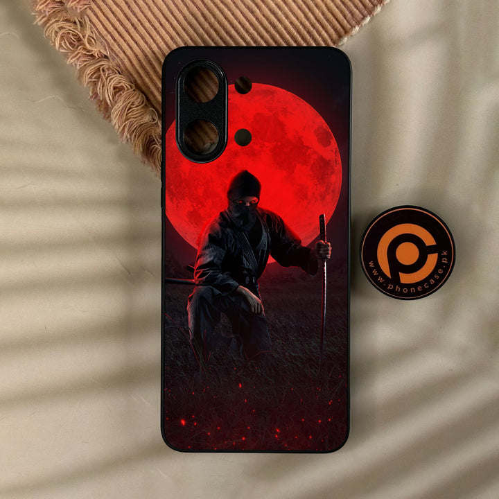 Vivo Y11d - Ninja Design 10 - Premium Metal Printed Soft Bumper Shock Proof Case