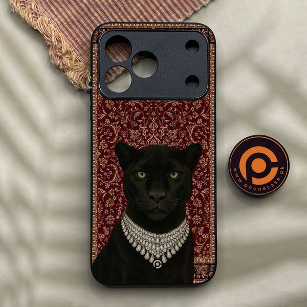 Tecno Spark 50 - Black Panther - Premium Metal Printed Soft Bumper Shock Proof Case