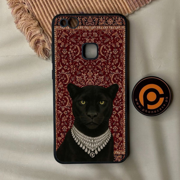 Huawei P10 Lite - Black Panther - Premium Metal Printed Soft Bumper Shock Proof Case