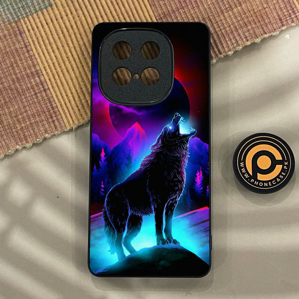 iQOO Z10 Turbo Pro - Wolf Design 2 - Premium Metal Printed Soft Bumper Shock Proof Case