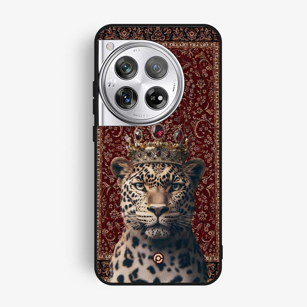 Oneplus 12 - Leopard - Premium Metal Printed Soft Bumper Shock Proof Case
