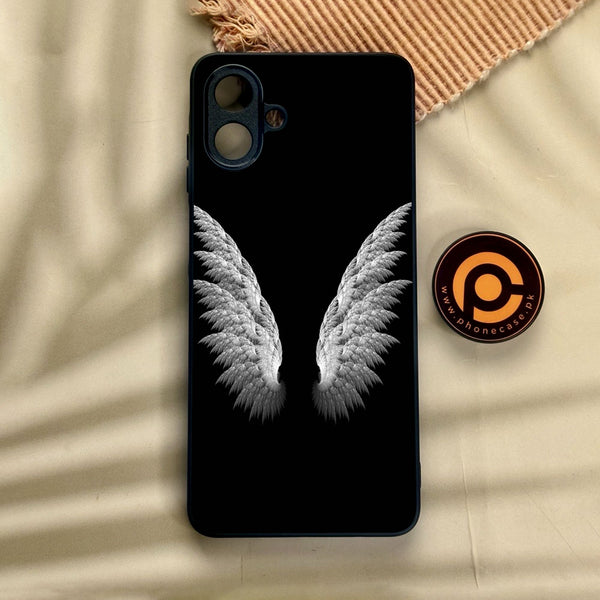 Samsung Galaxy A07 - Angel Wings Design 6 - Premium Metal Printed Soft Bumper Shock Proof Case