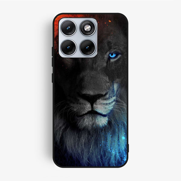 Motorola Edge 70 Fusion - Tiger Design 4 - Premium Metal Printed Soft Bumper Shock Proof Case