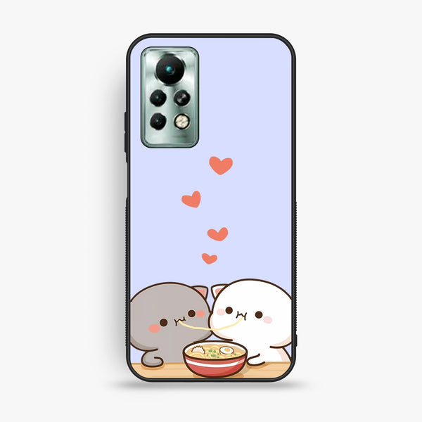 Infinix Note 11 Pro - Cute Bubu Dudu Design 10 - Premium Metal Printed Soft Bumper Shock Proof Case