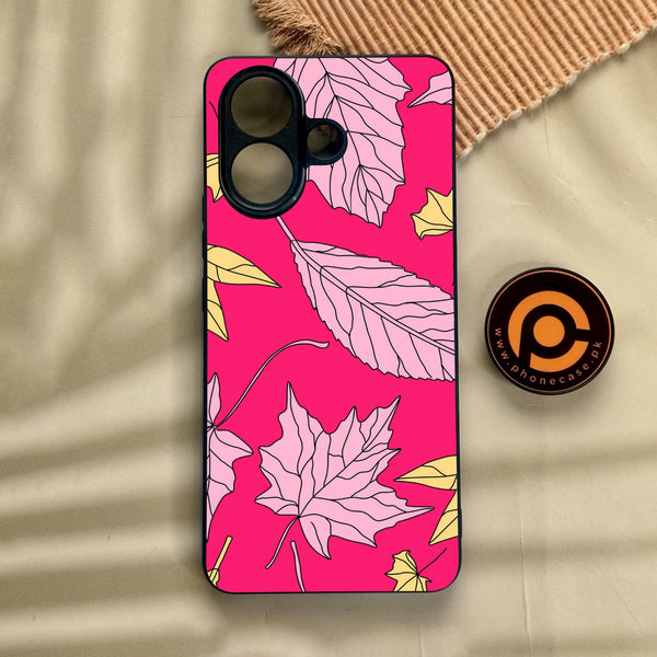 Vivo V60 Lite  - Floral Series Design 6 - Premium Metal Printed Soft Bumper Shock Proof Case