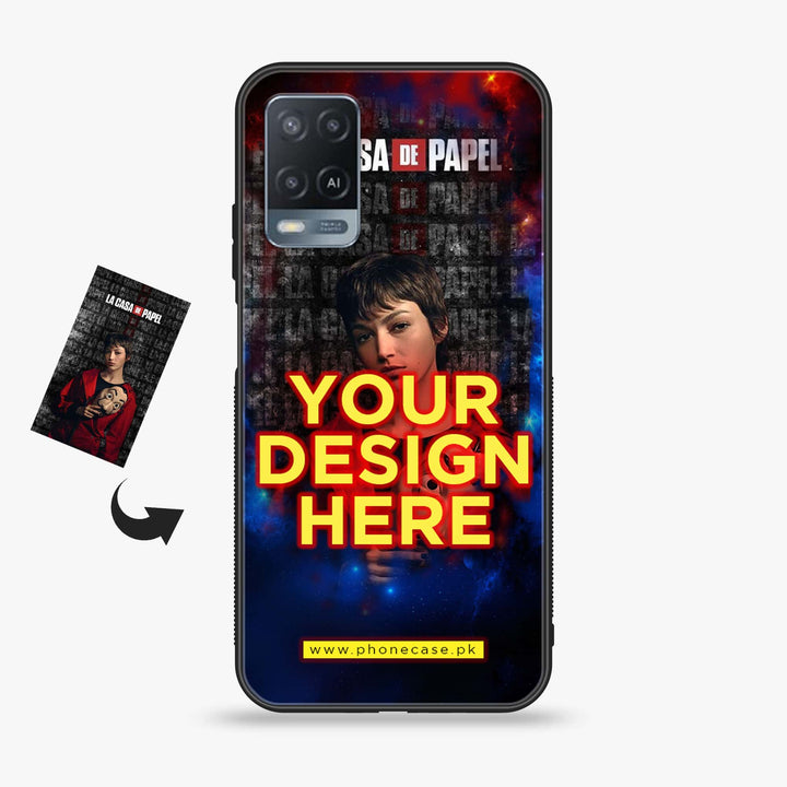 OPPO A54- Customize your own - Premium Printed Glass Case
