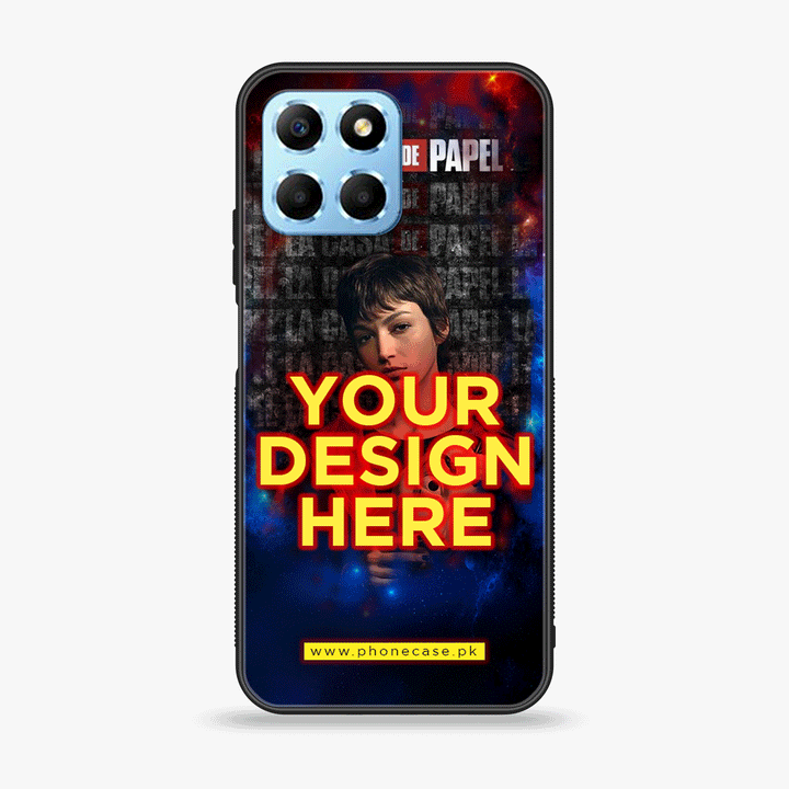 Honor X6 - Customize your own - Premium Metal Printed soft Bumper shock Proof Case