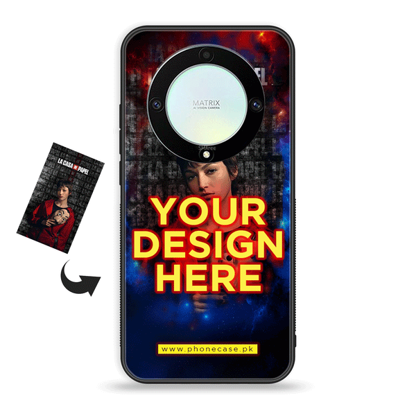 HONOR X9A - Customize your own - Premium Metal Printed soft Bumper shock Proof Case