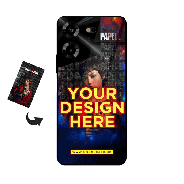 Tecno Pova 5 - Customize your own - Premium Metal Printed soft Bumper shock Proof Case