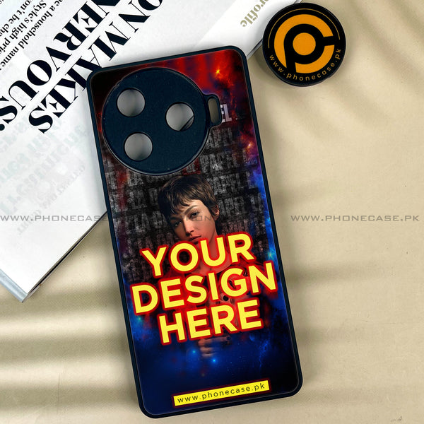 Tecno Camon 30 Pro - Customize your own - Premium Metal Printed soft Bumper shock Proof Case